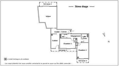 Appartement à Le Cannet (06110)