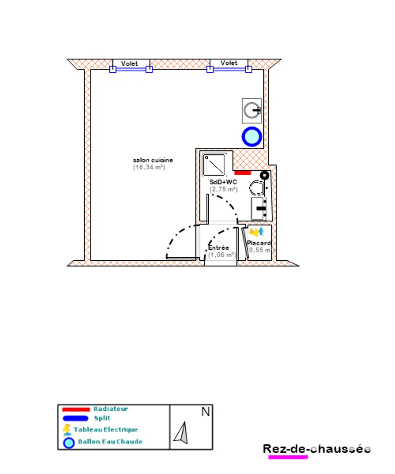 Appartement 1 pièce 21 m² · à Vallauris · 21 m² · 110 000 €