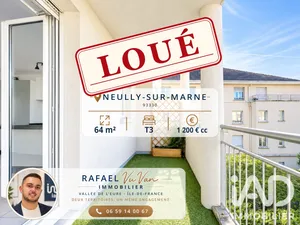 Apartment in Neuilly-sur-Marne (93330)