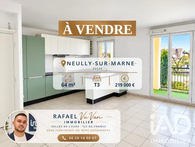 Apartment in Neuilly-sur-Marne (93330)