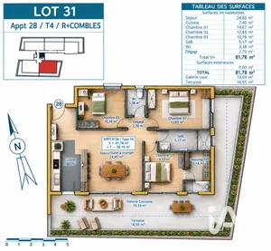 Apartment in Saint-Pierre (97410)