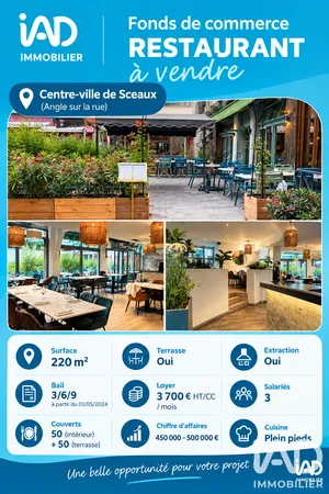 Restaurant à Sceaux (92330)