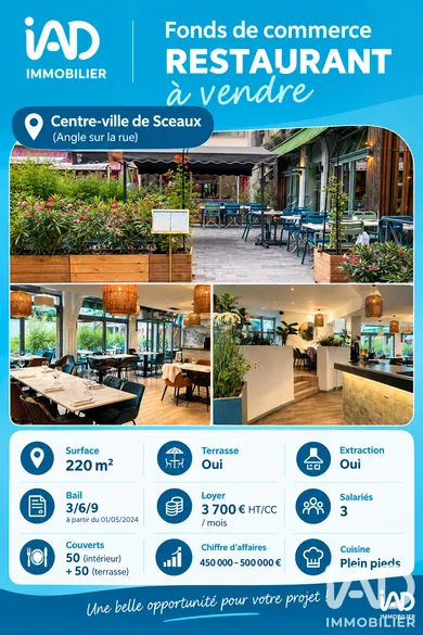 Restaurant à Sceaux (92330)