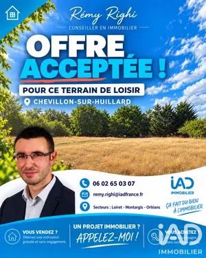 Terrain loisirs à Saint-Maurice-Sur-Fessard (45700)