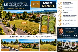 Building plot in Val-de-Virieu (38730)