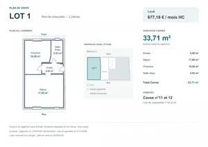 Appartement à Paris (75019)
