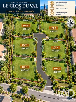 Building plot in Val-de-Virieu (38730)