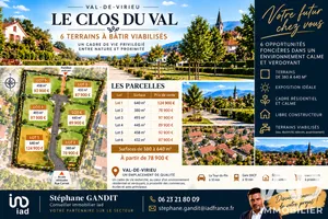 Building plot in Val-de-Virieu (38730)