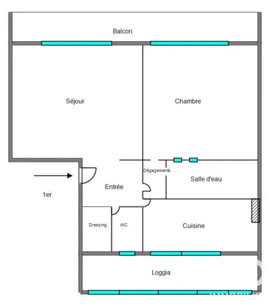 Appartement à Saint-Chamond (42400)
