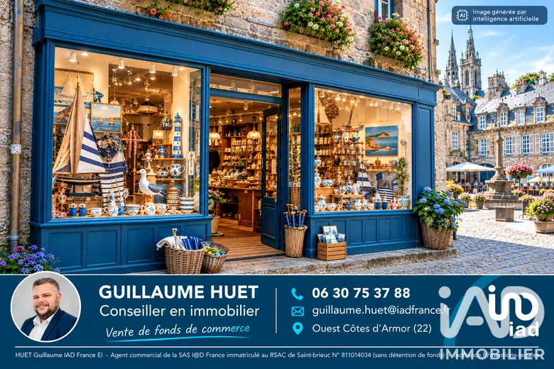 Local commercial 3 pièces 90 m² · à Guingamp · 90 m² · 18 600 €