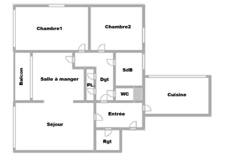 Appartement 4 pièces 83 m² · à Créteil · 82,6 m² · 259 000 €