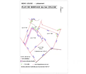 Building plot in Ligugé (86240)