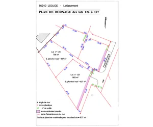 Building plot in Ligugé (86240)