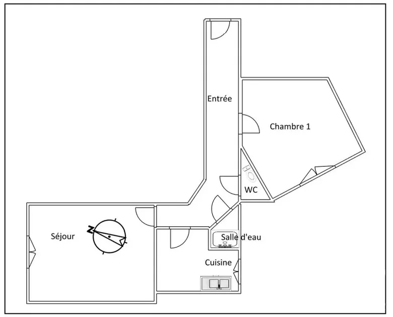 Appartement 2 pièces 37 m² · à Asnières-sur-Seine · 37 m² · 223 000 €