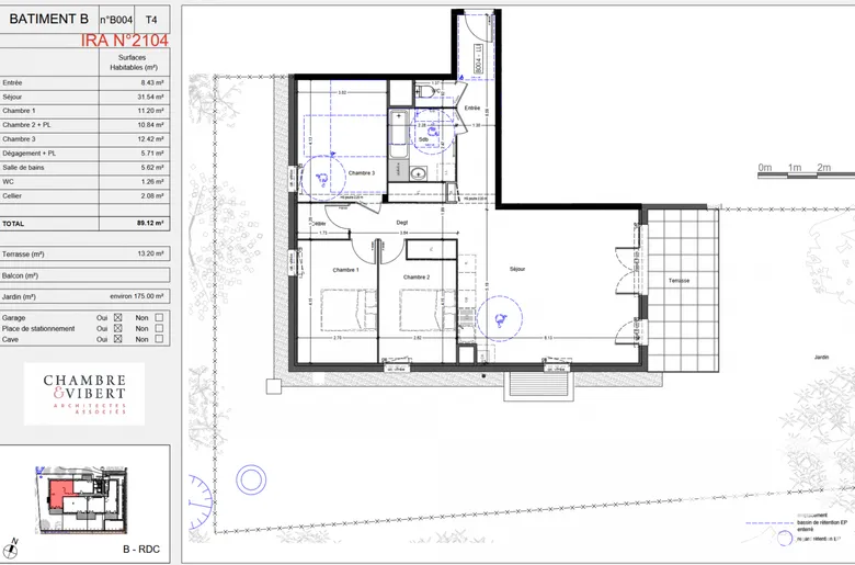 Appartement 4 pièces 89 m² · à Challes-les-Eaux · 89 m² · 971 €/mois