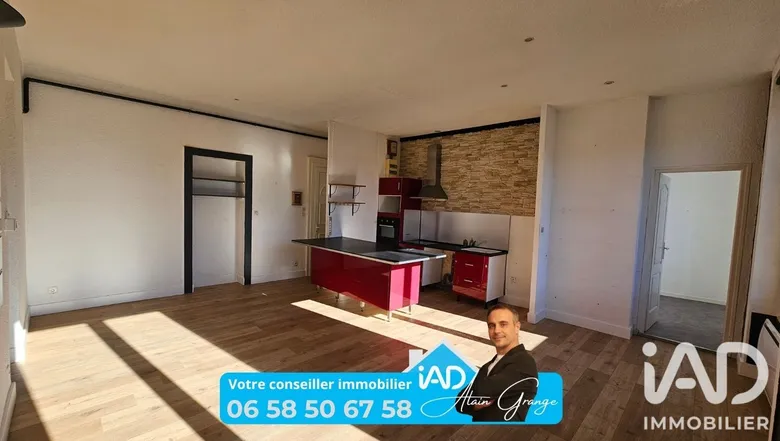Appartement 3 pièces 59 m² · à Saint-Genest-Lerpt · 58,7 m² · 104 000 €