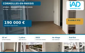 Studio à Cormeilles-en-Parisis (95240)