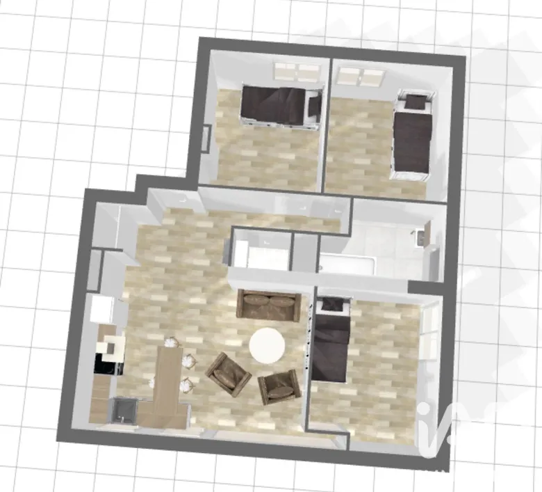 Appartement 4 pièces 62 m² · à Rouen · 62 m² · 100 000 €