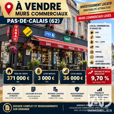 Boutique/Local commercial à Fressin (62140)