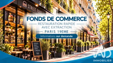 Restauration rapide à Paris (75019)