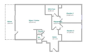 Apartment in Écully (69130)
