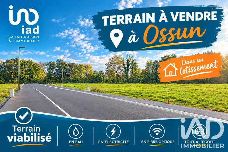 Terrain 565 m² · à Ossun · 61 400 €