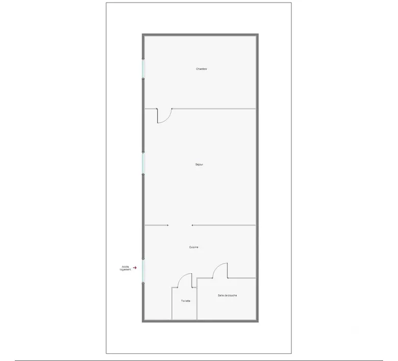 Appartement 2 pièces 42 m² · à Reims · 42 m² · 97 000 €