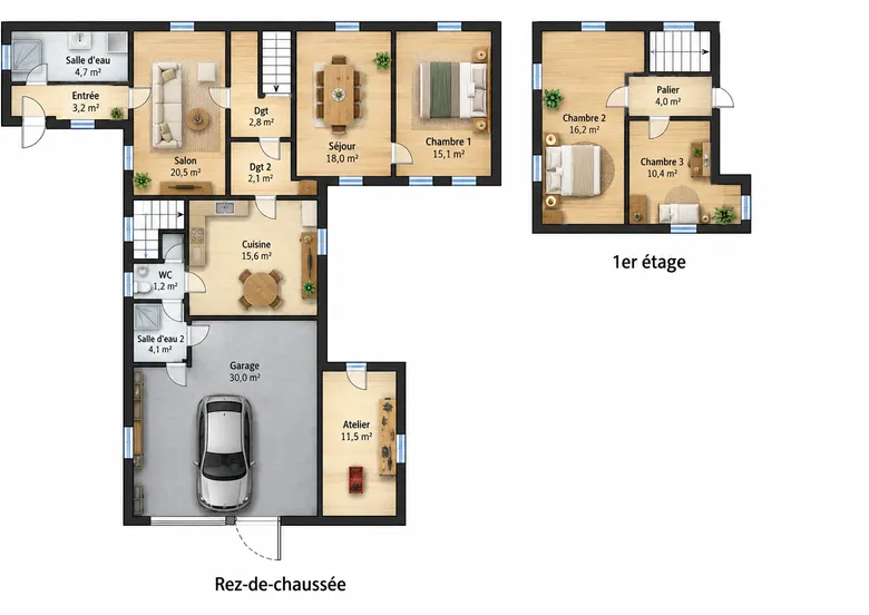 Maison 5 pièces 111 m² · à Montluçon · 111 m² · 119 000 €