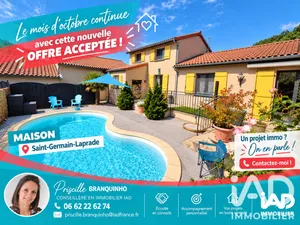 Architectural house in Saint germain laprade (43700)