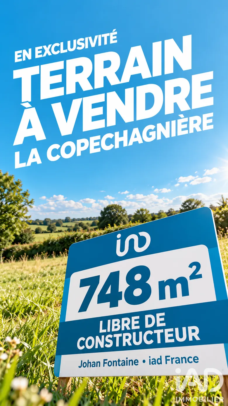 Terrain 748 m² · à La Copechagnière · 60 000 €