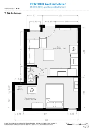 Studio in Roissy-en-Brie (77680)