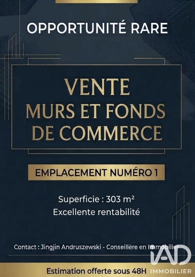 Local commercial 303 m² · au Vésinet · 303 m² · 1 595 000 €