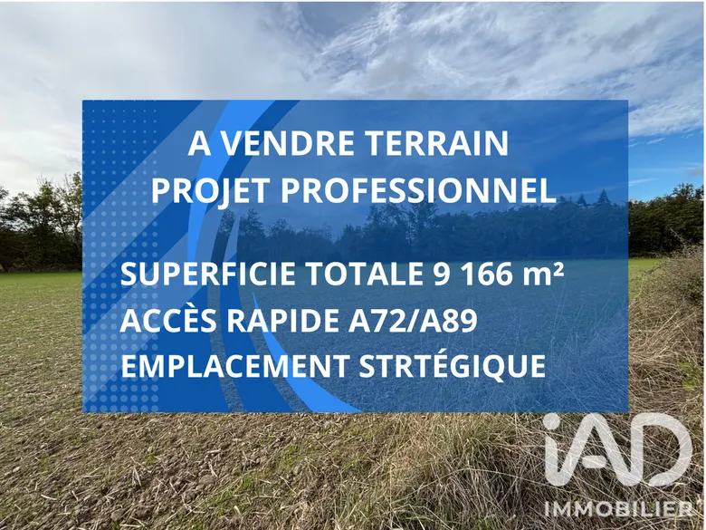 Terrain 9166 m² · à Chambéon · 129 000 €