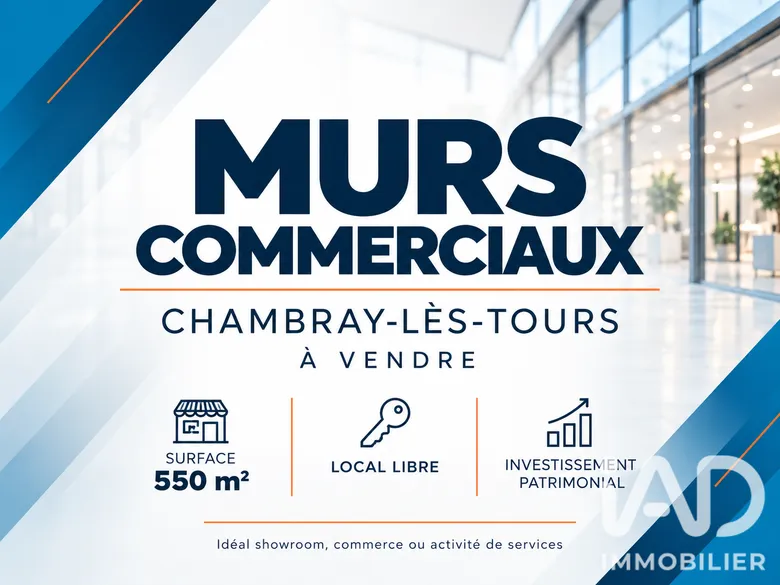 Local commercial 550 m² · à Chambray-lès-Tours · 550 m² · 892 000 €