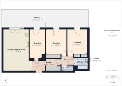 Appartement à Saint-Raphaël (83700)