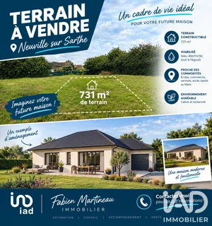 Terrain à bâtir à Neuville-sur-Sarthe (72190)