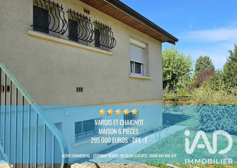 Maison 6 pièces 114 m² · à Varois-et-Chaignot · 114,3 m² · 295 000 €