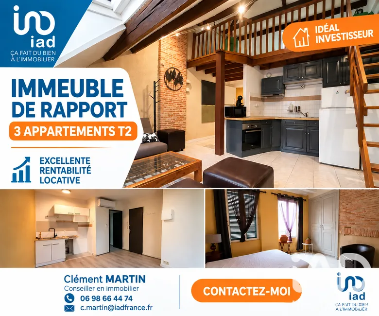 Immeuble 2 pièces 73 m² · à Châteauroux · 73 m² · 179 000 €