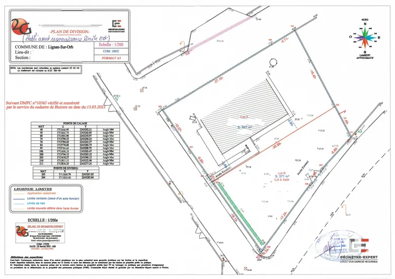 Terrain 371 m² · à Lignan-sur-Orb · 109 000 €